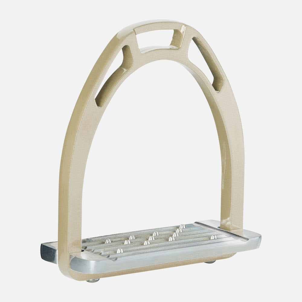 B Vertigo Aluminum Stirrups - Silver/Gold