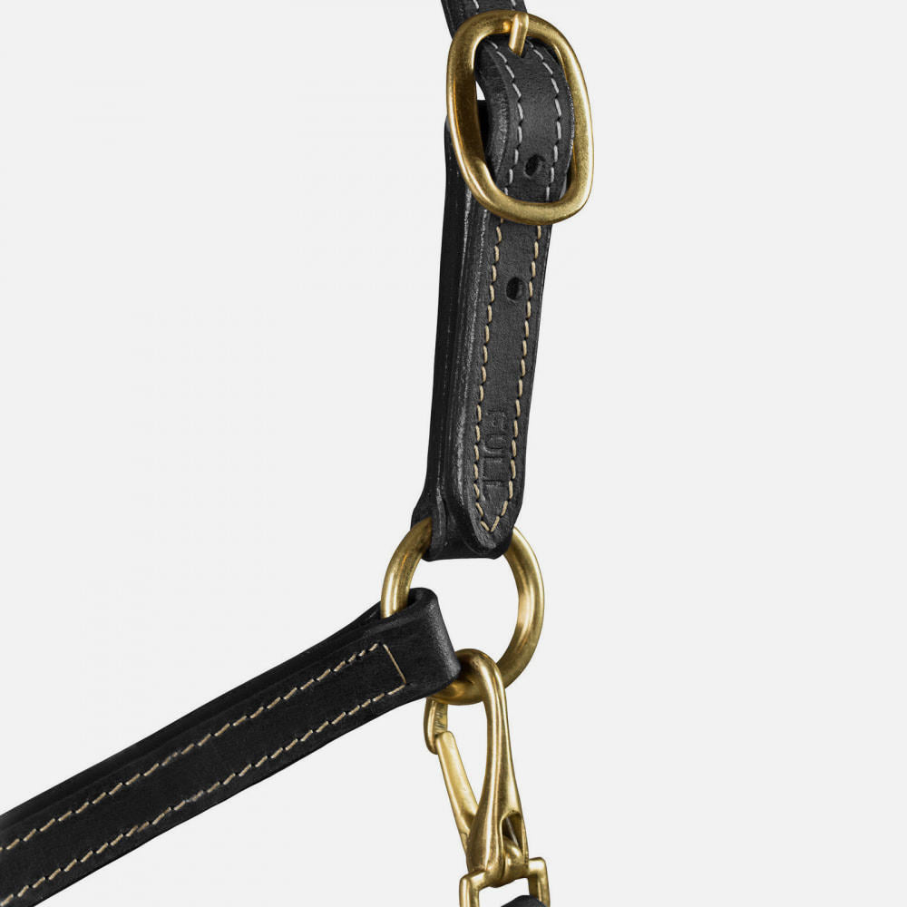 Horze Fremont Leather Halter - Black
