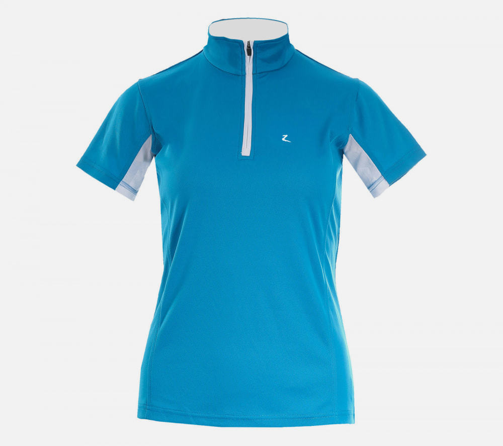 Horze Trista Short Sleeve Sun Shirt - Paradise Blue