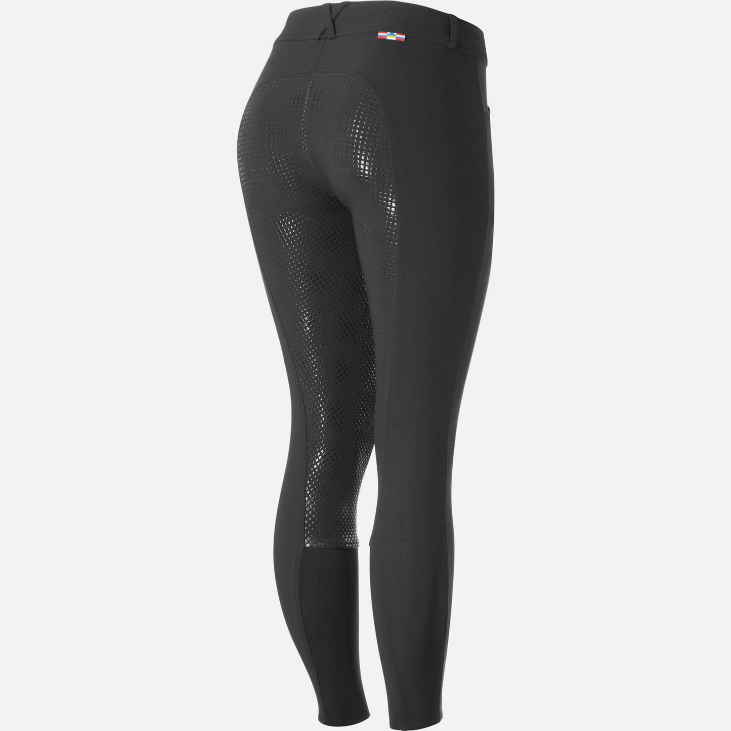 Horze Grand Prix Womens Silicone Full Seat Breeches - Black
