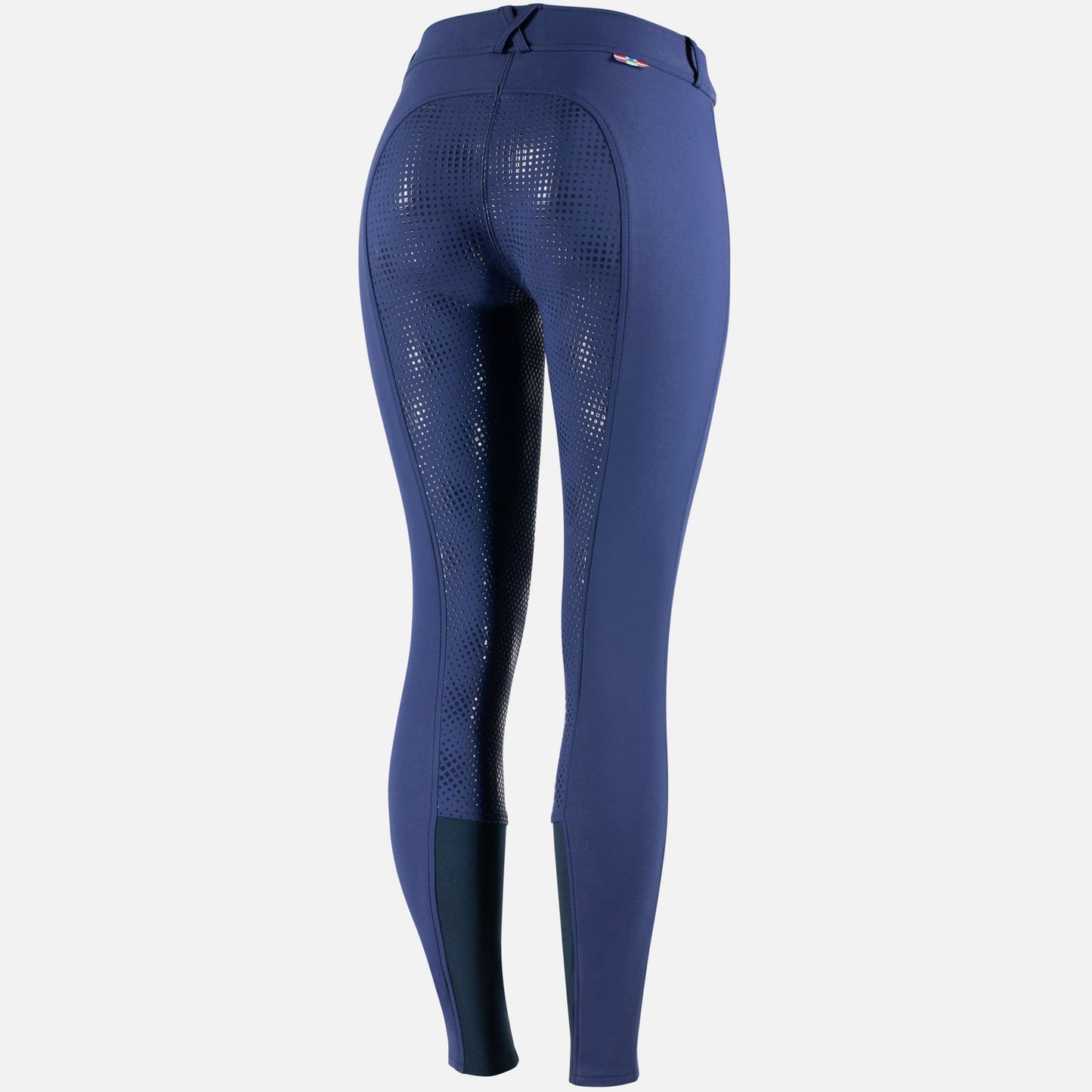 Horze Grand Prix Womens Silicone Full Seat Breeches - Patriots Blue