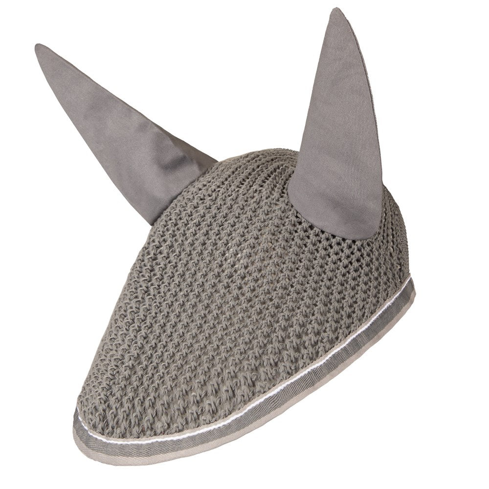 Horze Adepto Ear Net - Steel Grey