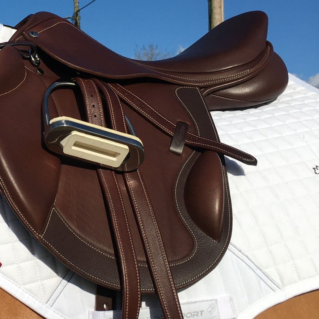 Collegiate Luxe Stirrup Leathers - Brown