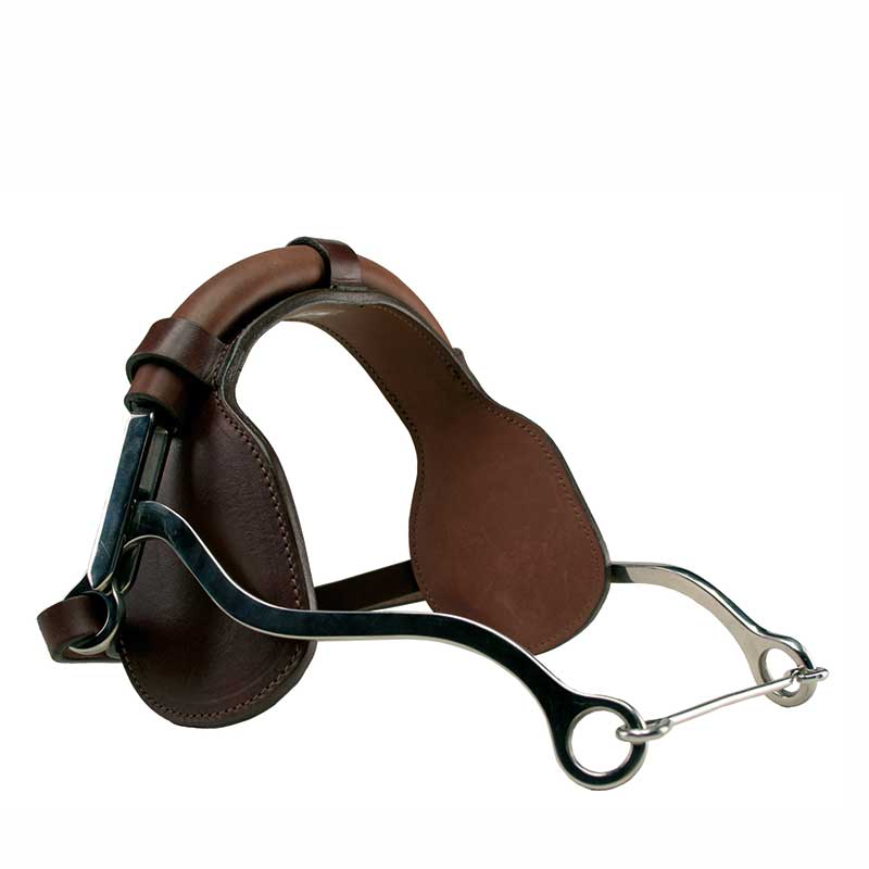 Metalab Hackamore with Padded Leather Noseband