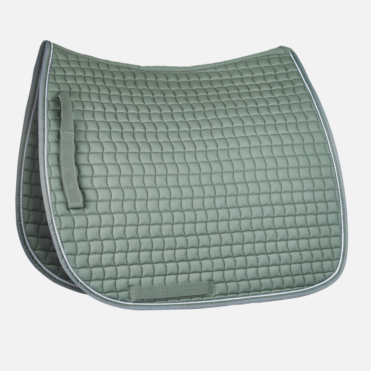 Horze Adepto Dressage Saddle Pad - Beetle Khaki Green