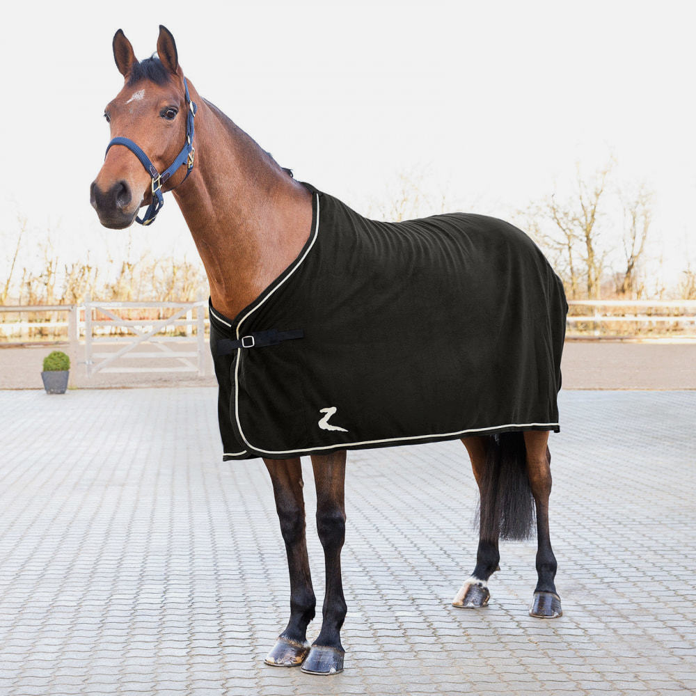 Horze Fleece Show Cooler - Black