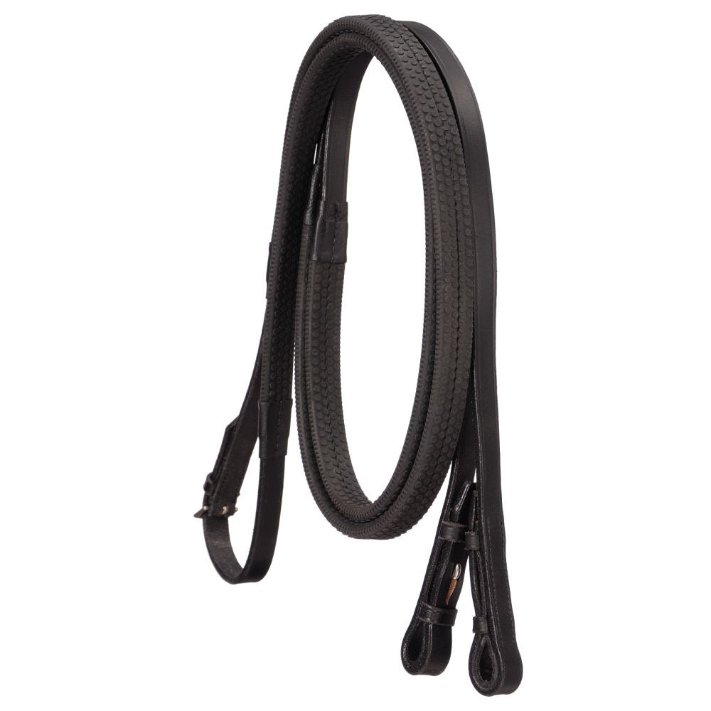 EquiRoyal® Flat Rubber Grip Reins