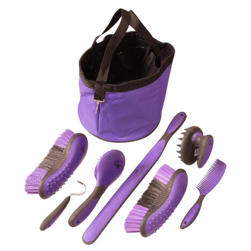 Tough1® 8 PC Great Grip Grooming Package - Purple