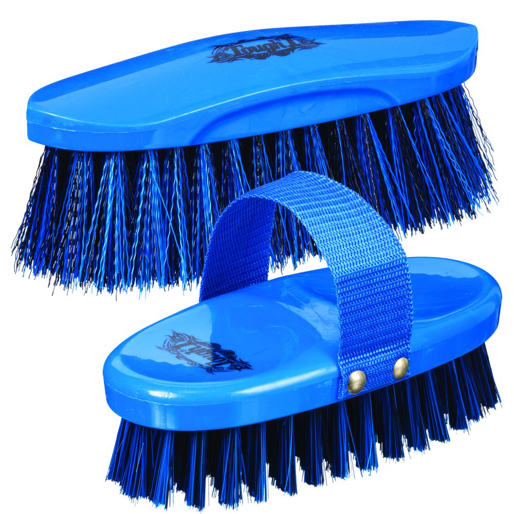 Tough 1® 2 Pack Soft Bristle and Medium Bristle Brush - Royal Blue