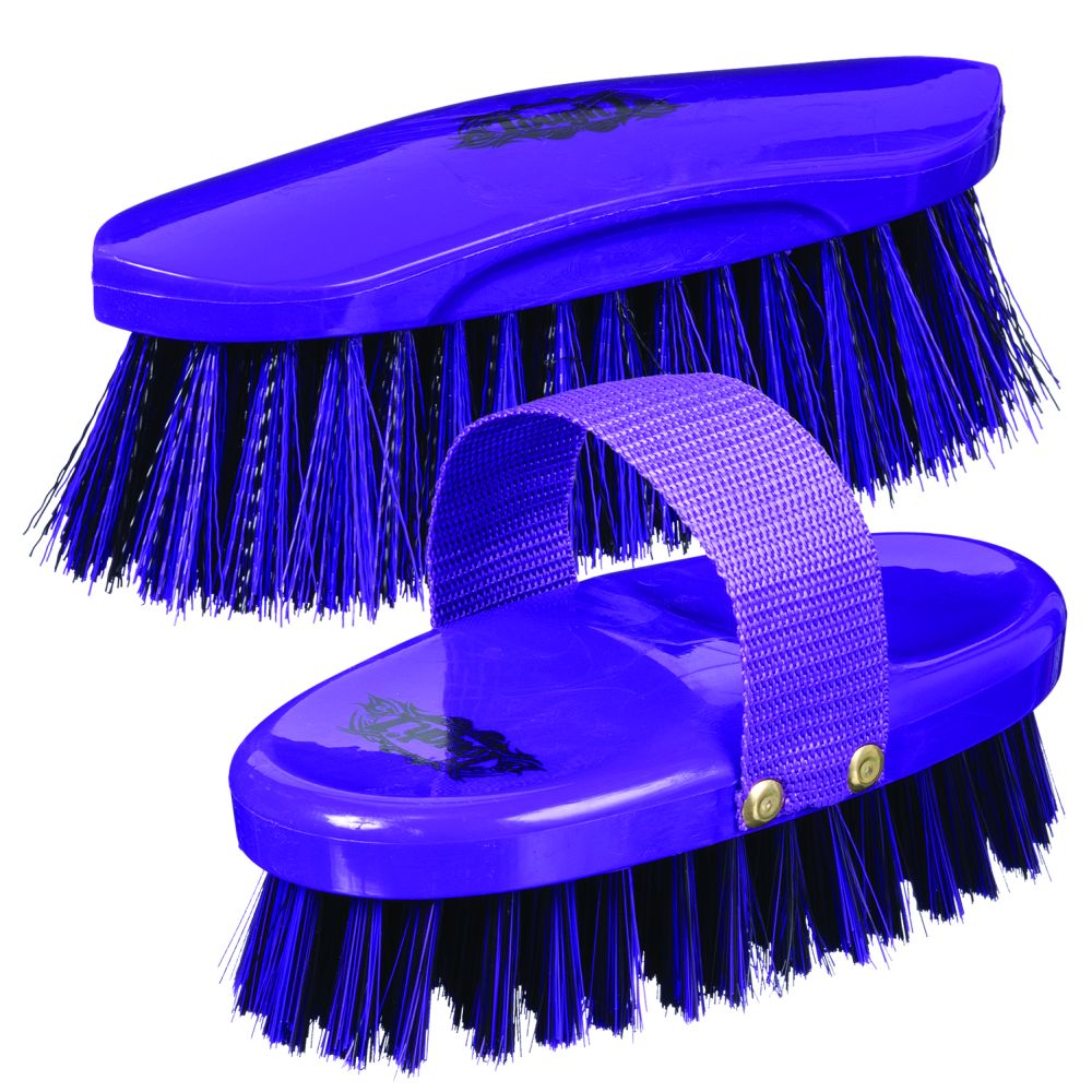 Tough 1® 2 Pack Soft Bristle and Medium Bristle Brush - Purple