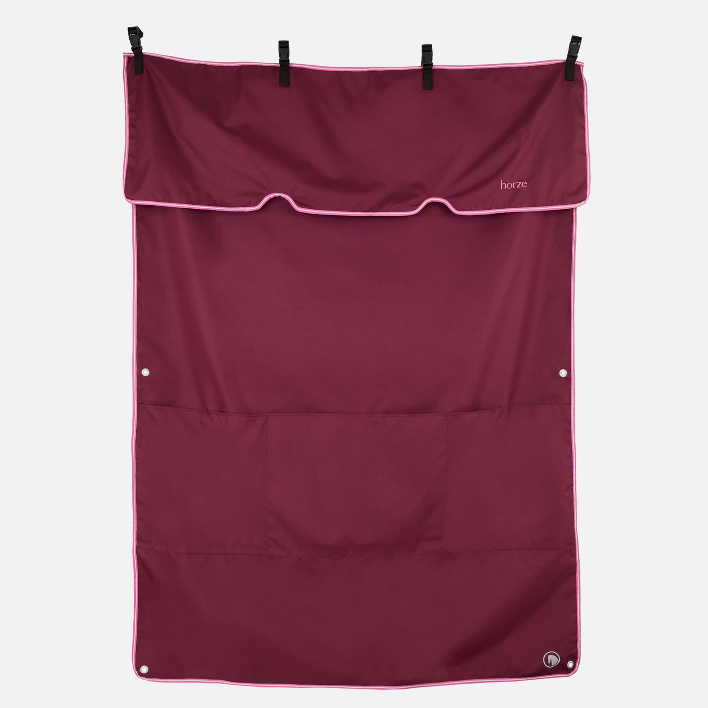 Horze Ella Show Stall Drape - Anemone Dark Pink
