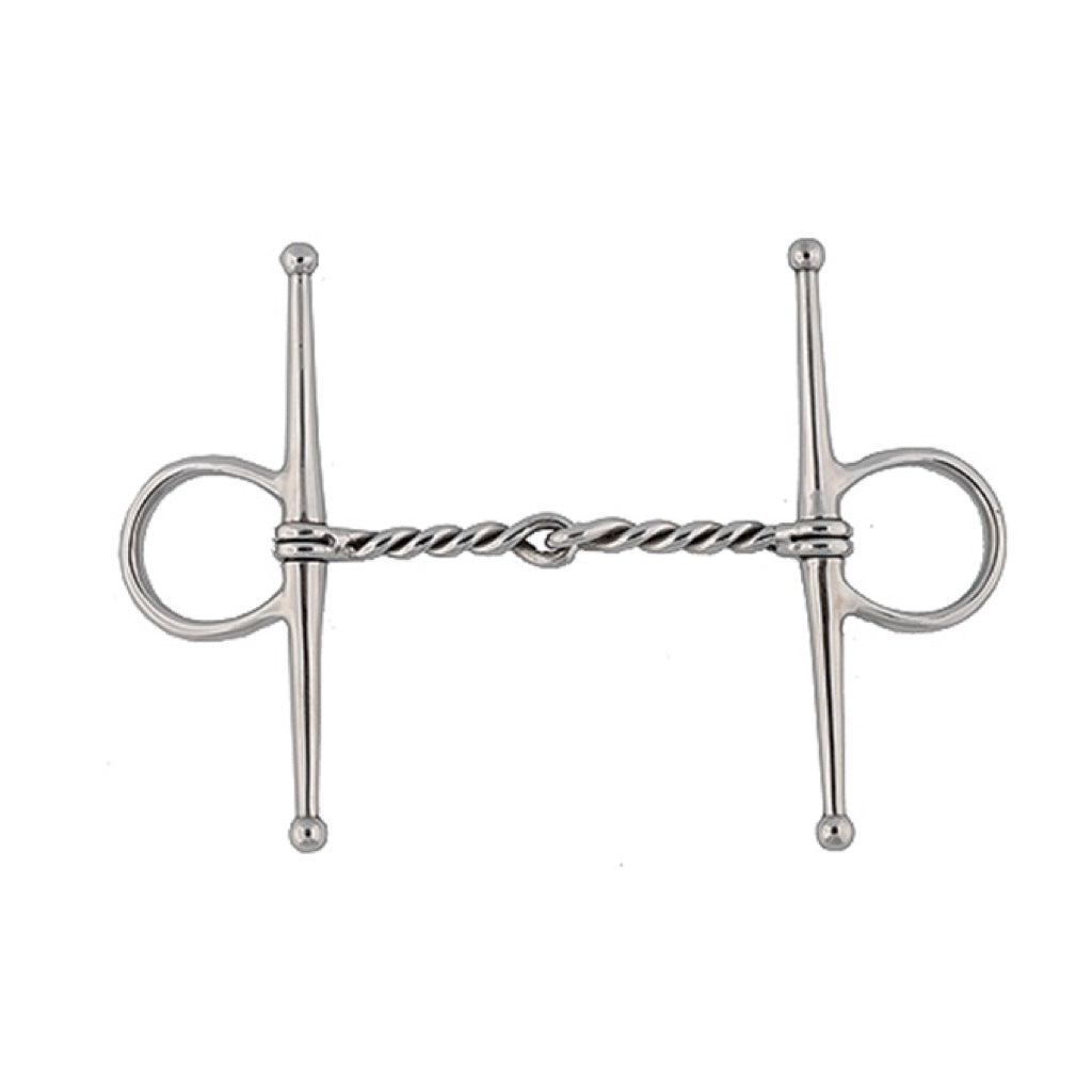 Jacks Stainless Steel Twisted Wire Full Cheek Bit
