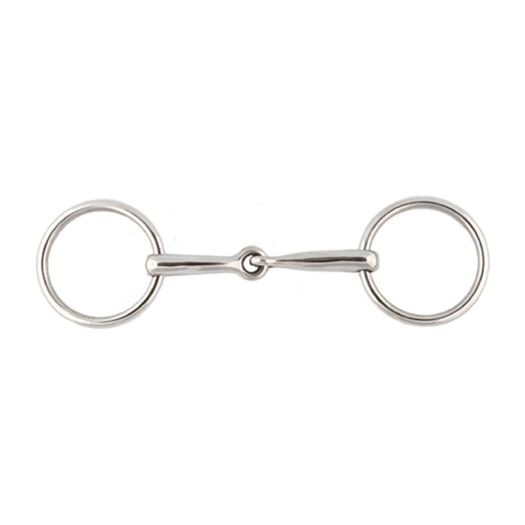 Jacks Stainless Steel Loose Ring Bradoon Bit - 5"