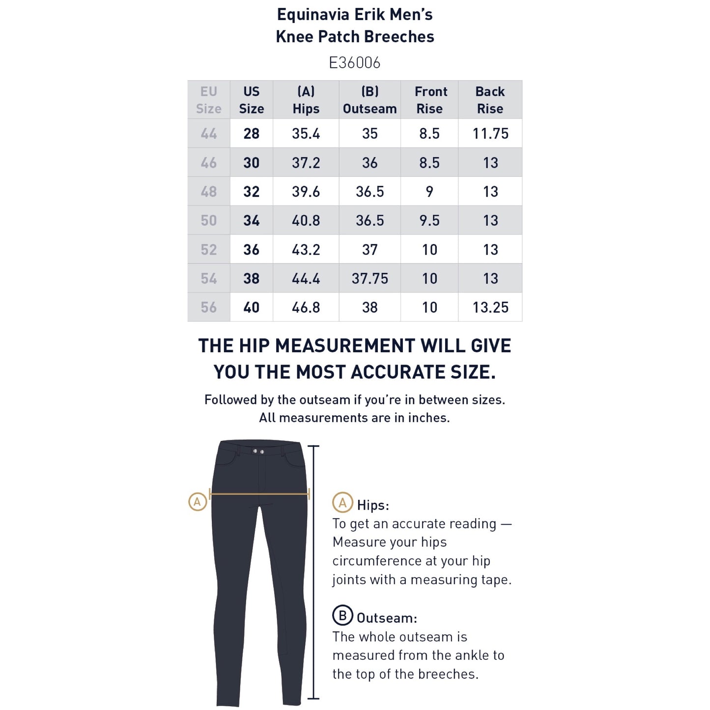 Equinavia Erik Mens Knee Patch Breeches - Steel Grey