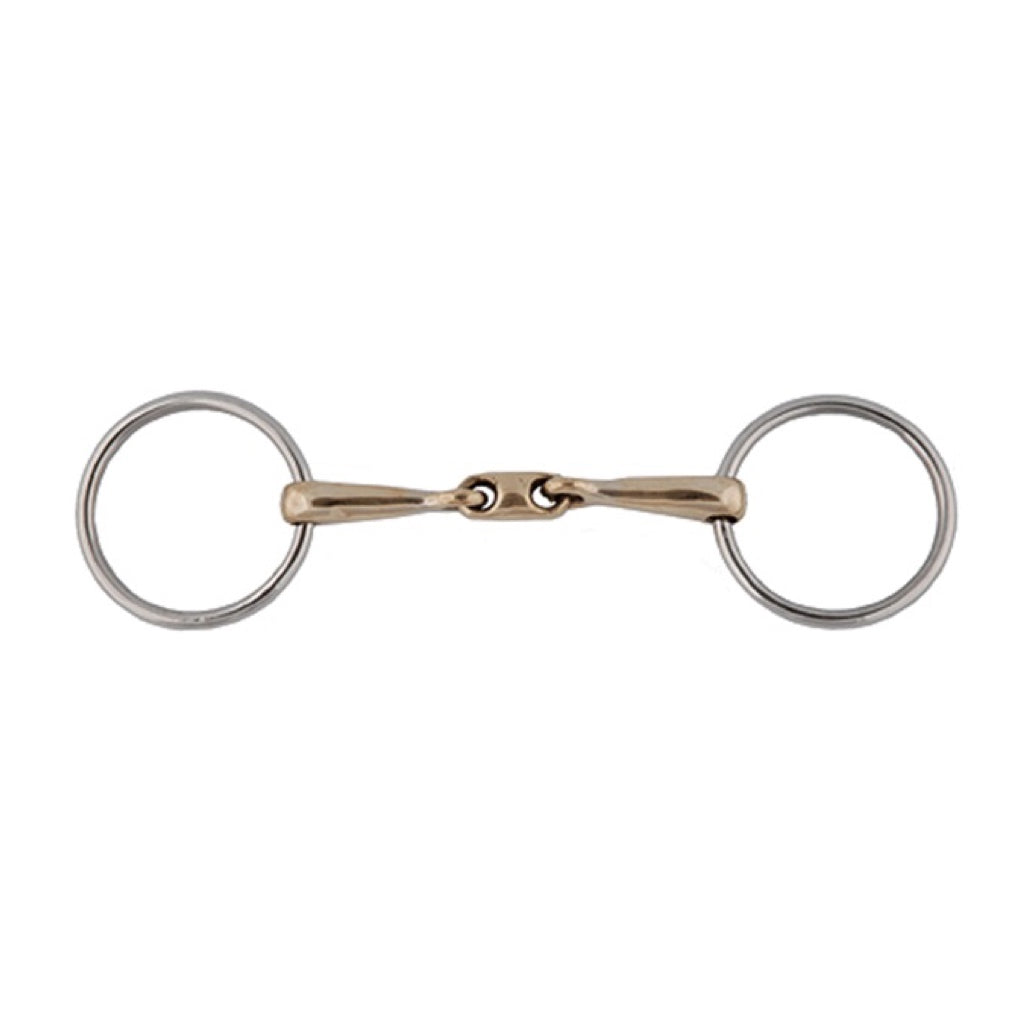 Jacks German Silver Elliptical Link Bradoon Bit