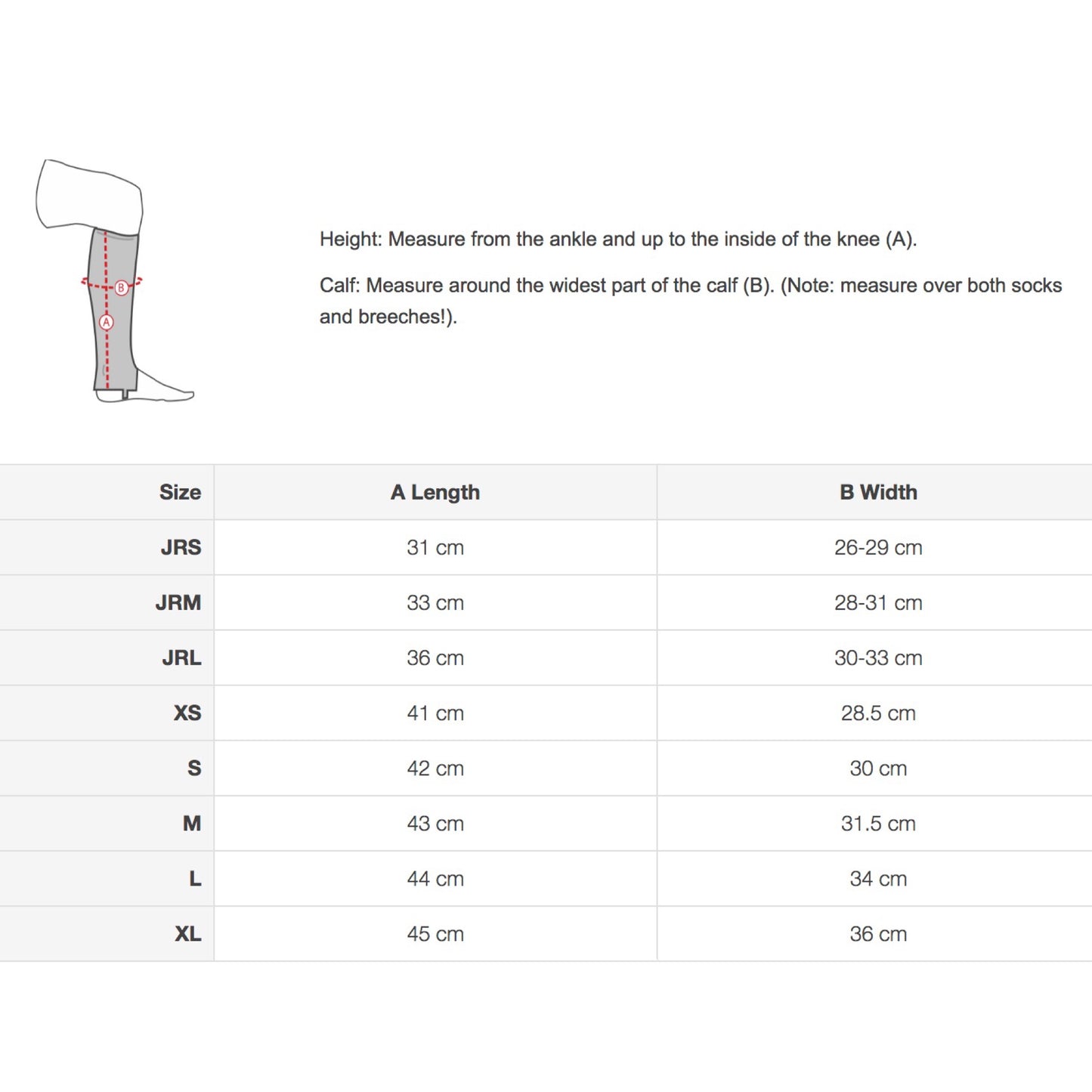 Horze Kids Leather Half Chaps - Elastic