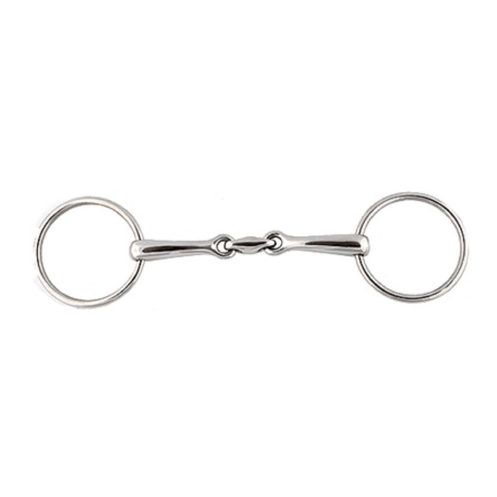 Jacks Stainless Steel Horizontal Elliptical Link Bradoon Bit