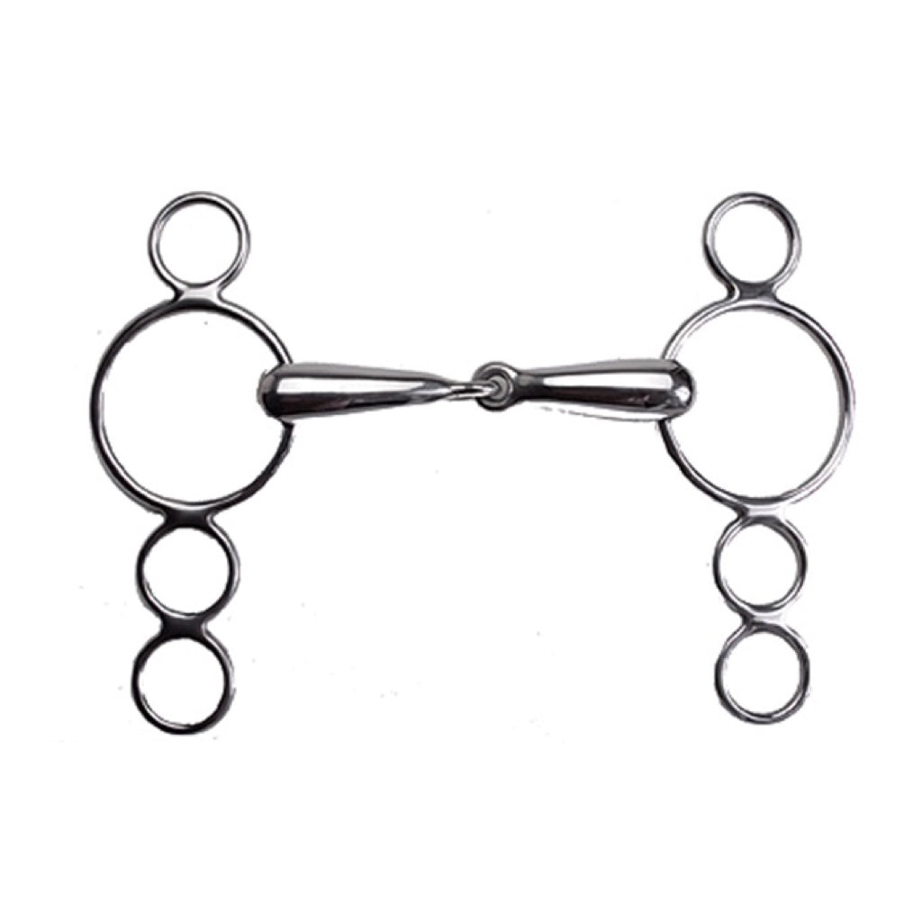 Jacks Hollow Mouth Elevator Gag Bit - 5"