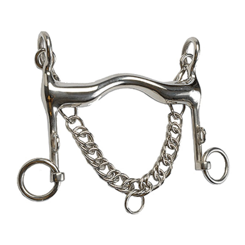 Jacks Stainless Steel Hollow Low Port Weymouth Bit