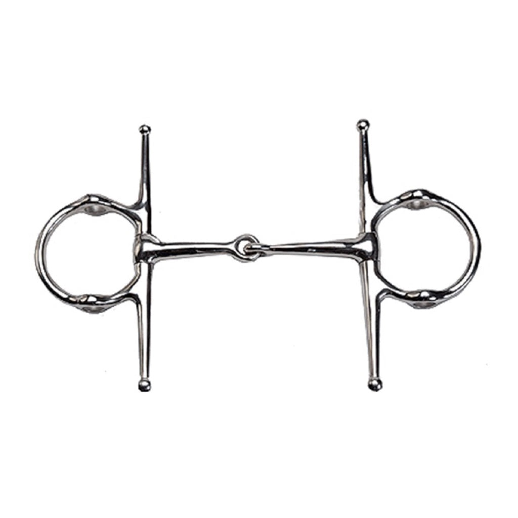 Jacks Full Cheek Gag Snaffle Bit - 5"