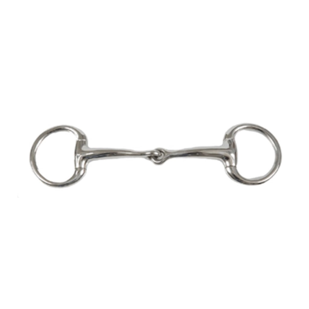 Jacks Curved Mouth Eggbutt Snaffle Bit - 5"