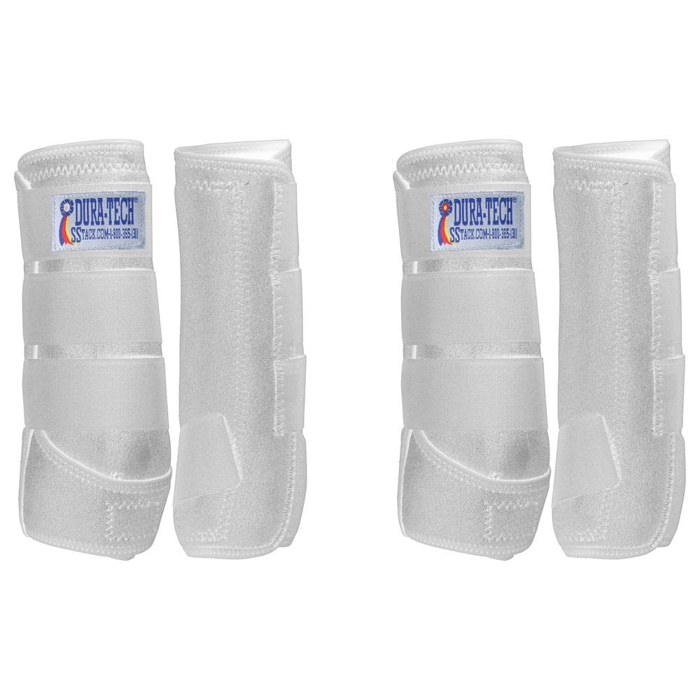 Dura-Tech® Extra Support Neoprene Boots 4 Pack - White