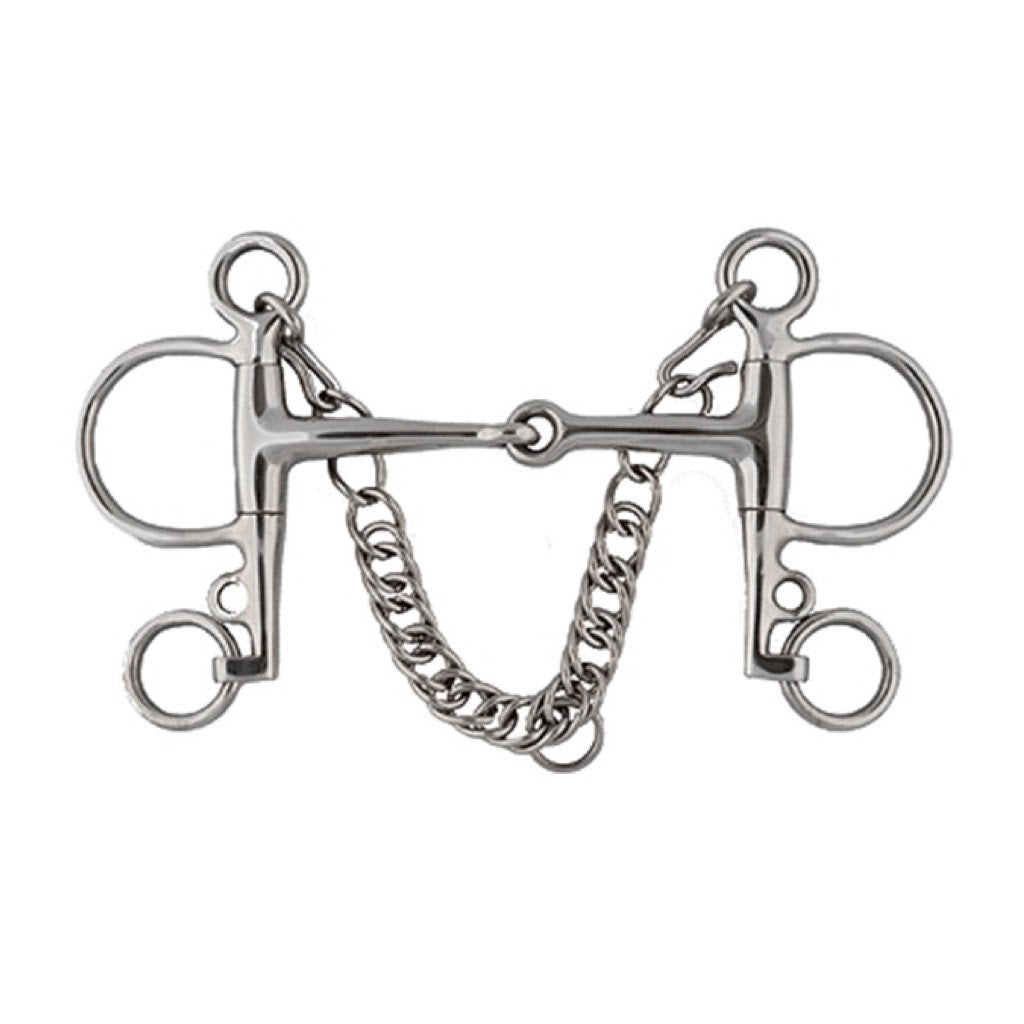 Jacks Jointed Mouth Pelham Bit - 5"