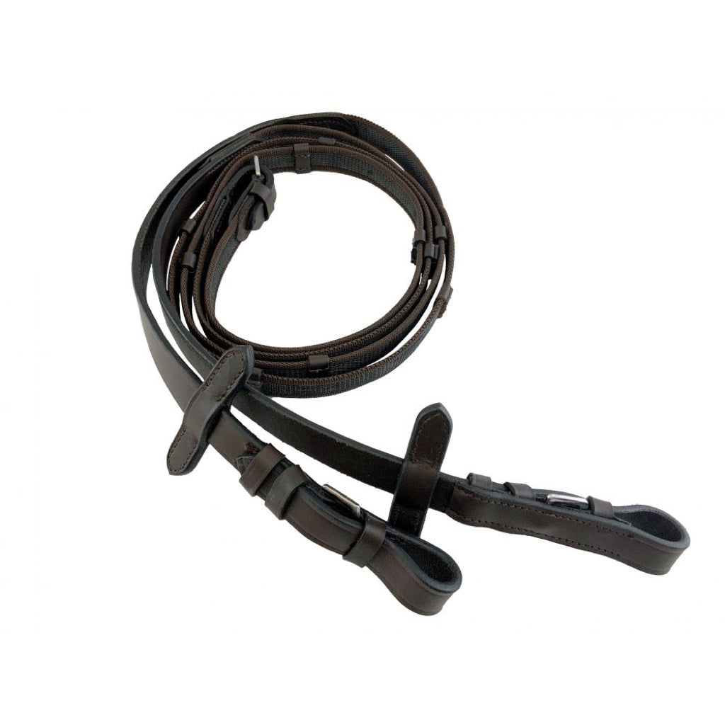 Showman® Rubberized English Reins