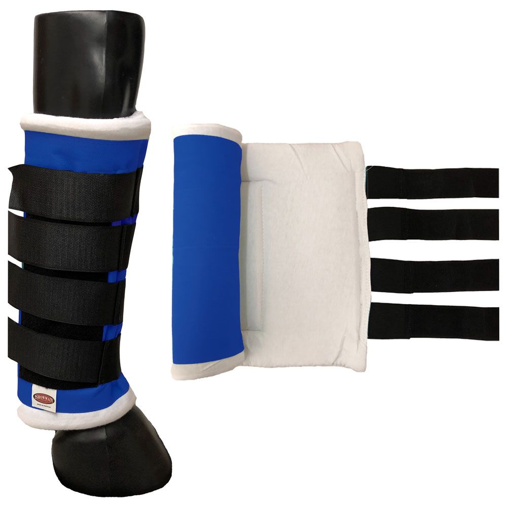 Showman® Nylon Quick Wrap Standing Wraps - Blue
