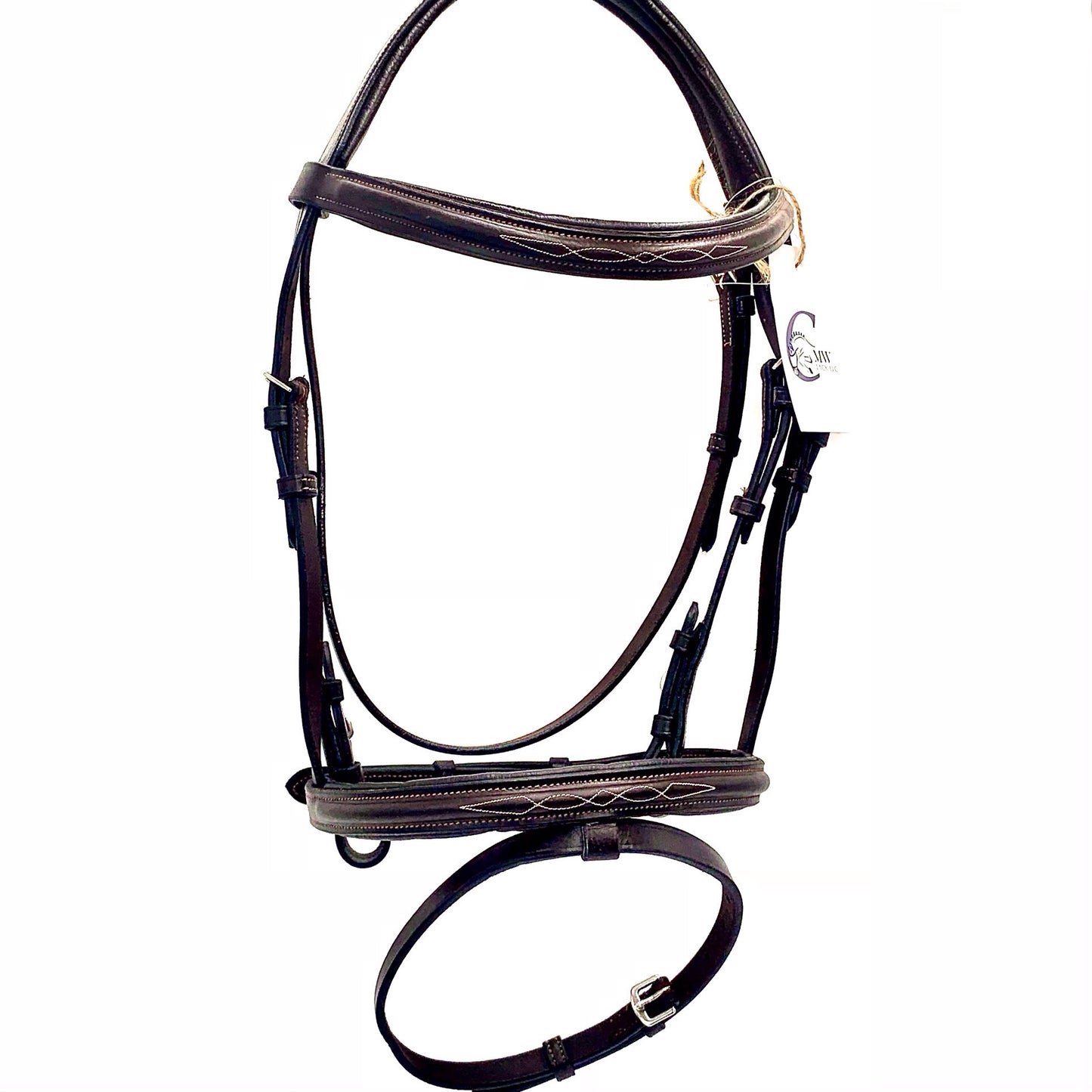 Fancy Stitched Monocrown Flash Bridle