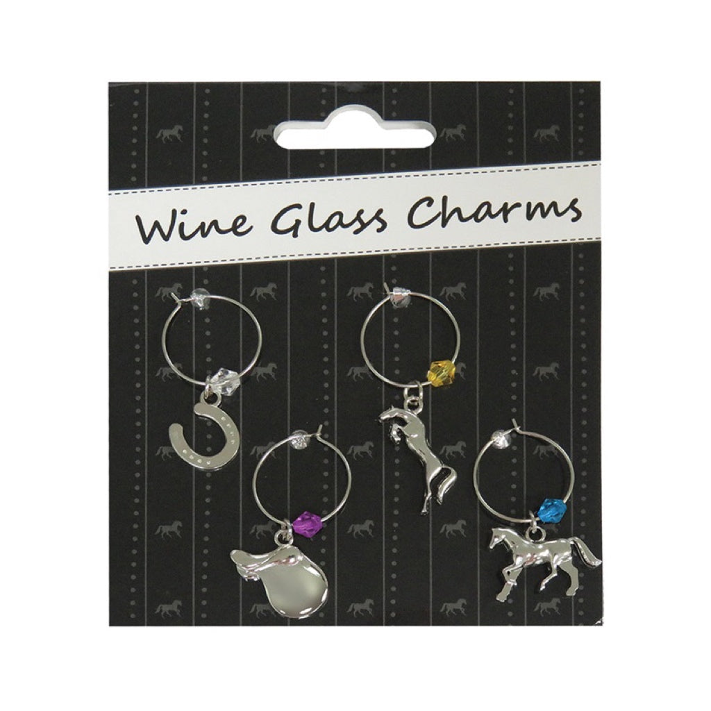 Kelley & Company Equestrian Wine Glass Charms