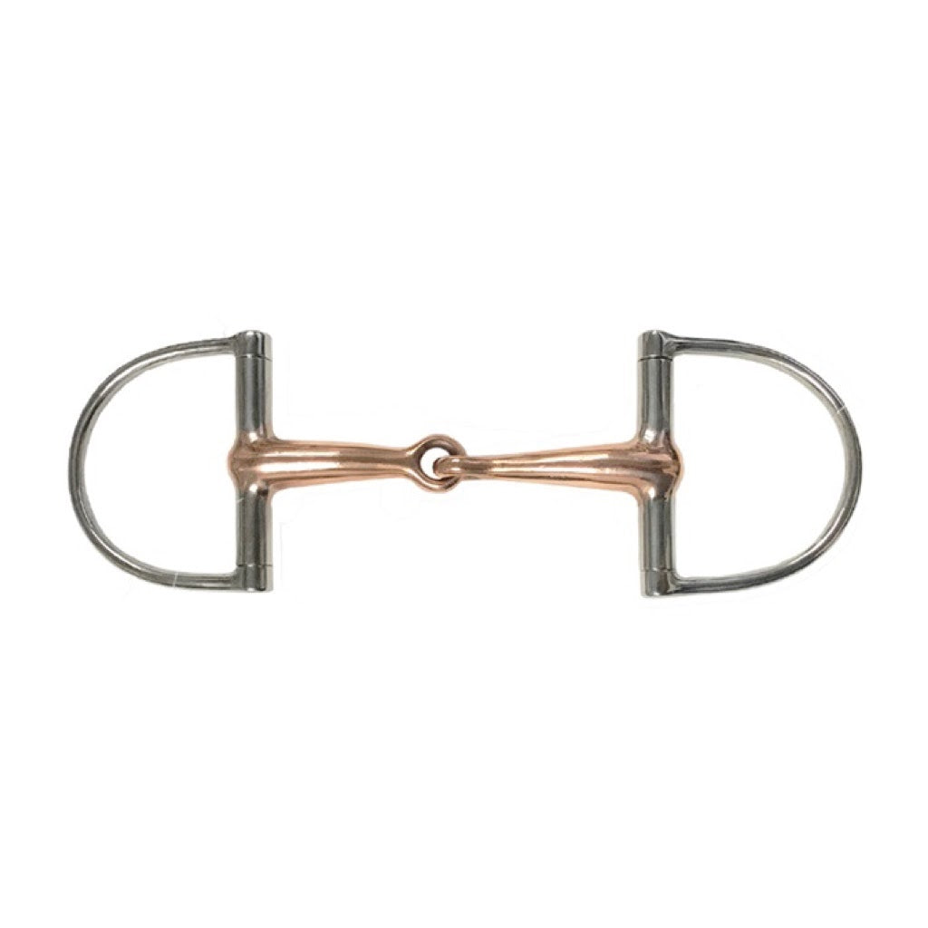 Jacks Copper Mouth Dee Ring Racing Bit - 5"