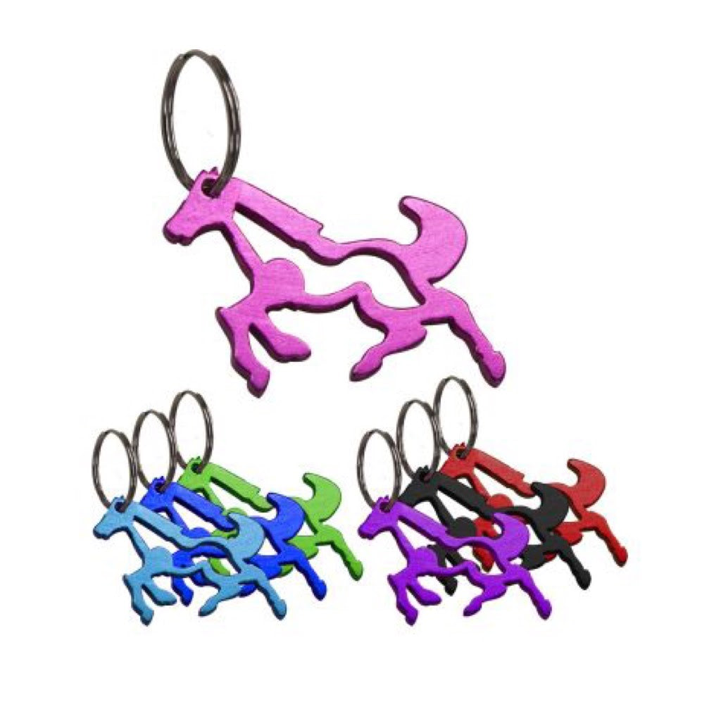 Showman® Aluminum Horse Key Chain and Bottle Opener