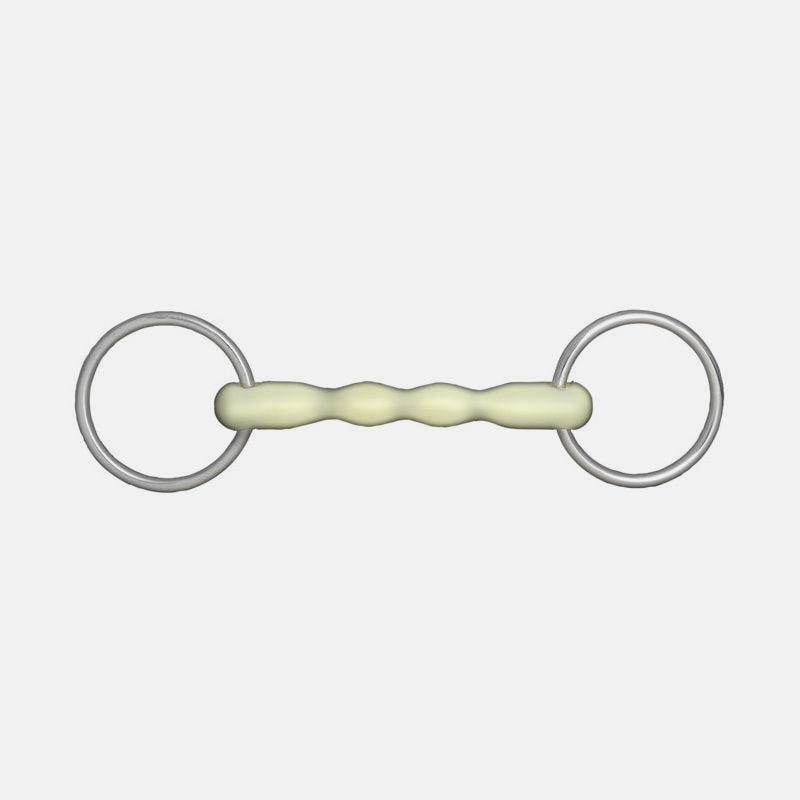 Horze Apple Flavor Mullen Mouth Loose Ring Snaffle Bit