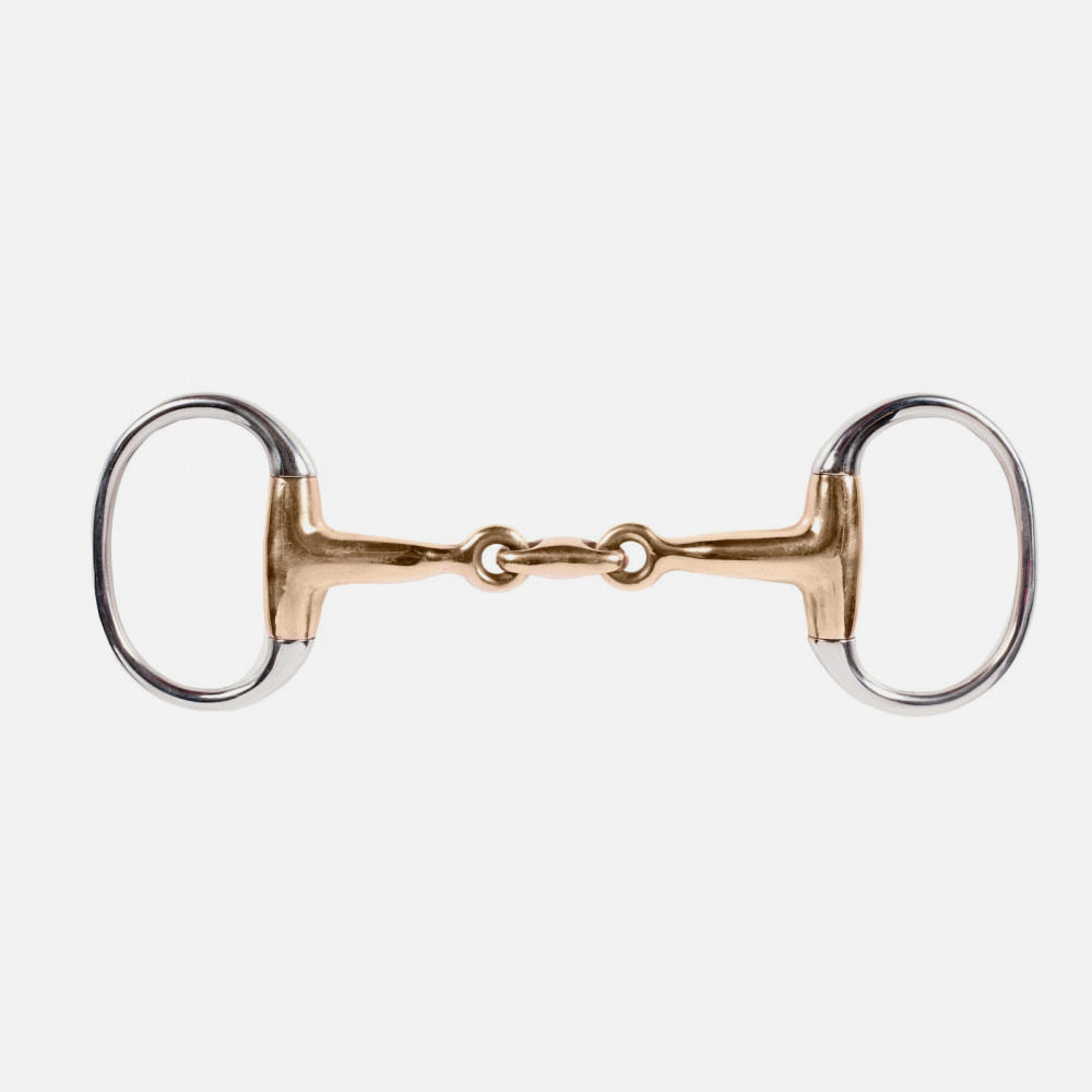 Horze Copper Lozenge Eggbutt Snaffle Bit