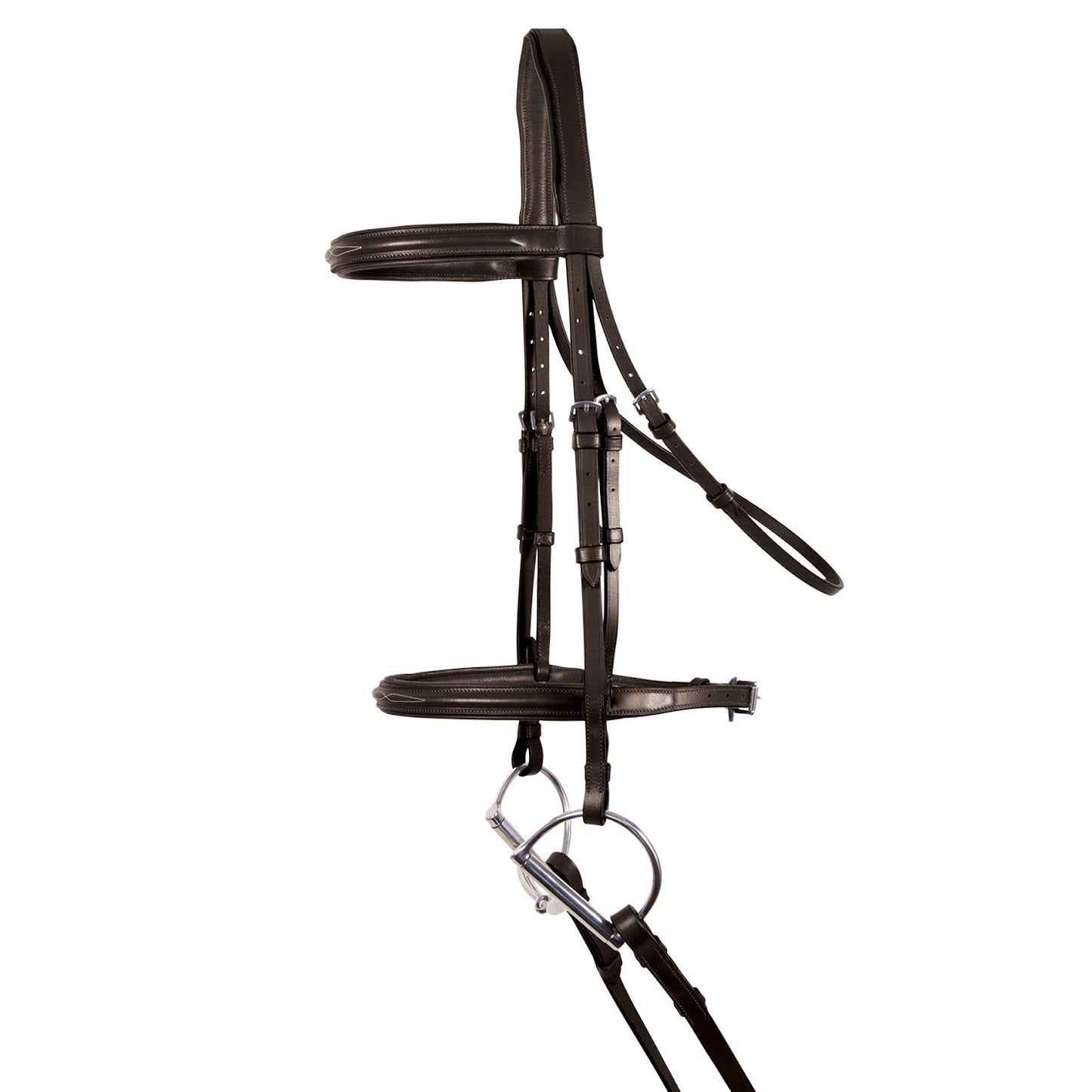 Pinnacle Pro Series Classic Hunter Bridle with XL Reins - Havana