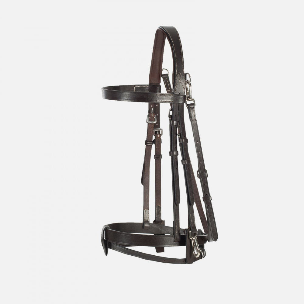 Horze Sparta Hunter Bridle - Dark Brown
