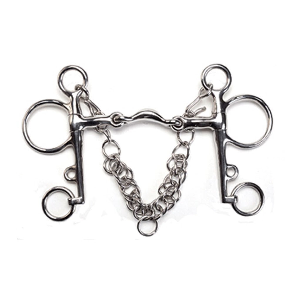 Jacks Quarter Moon Pelham Bit - 5"