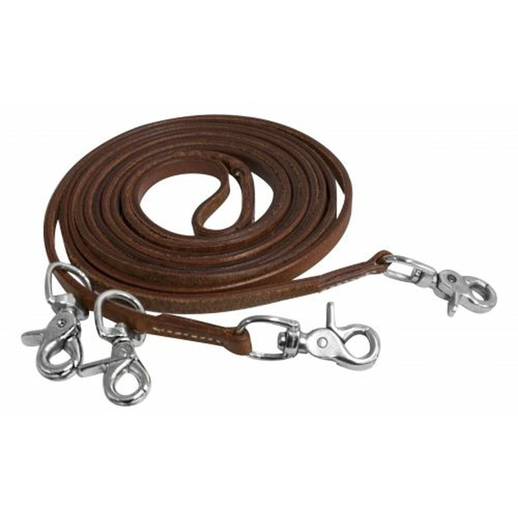 Showman® Harness Leather Draw Reins