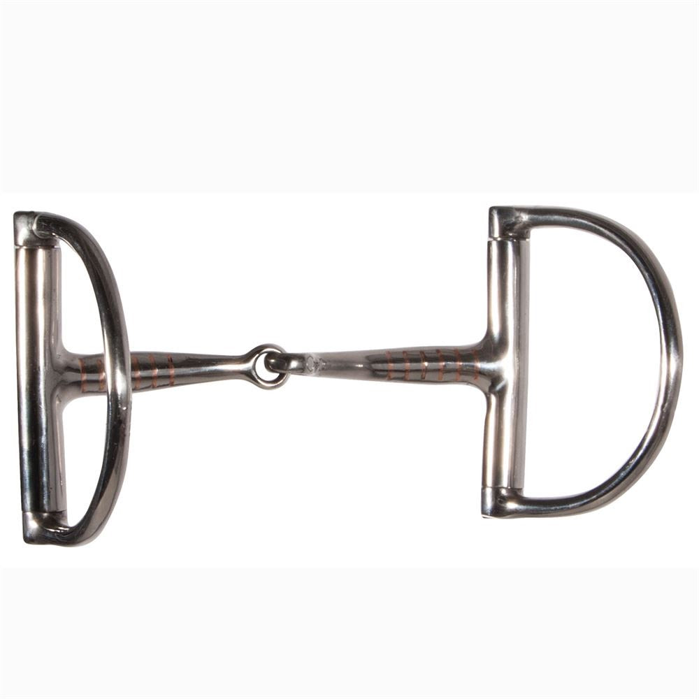 FES® 3/8" Curved D-Ring Snaffle Bit - 5"