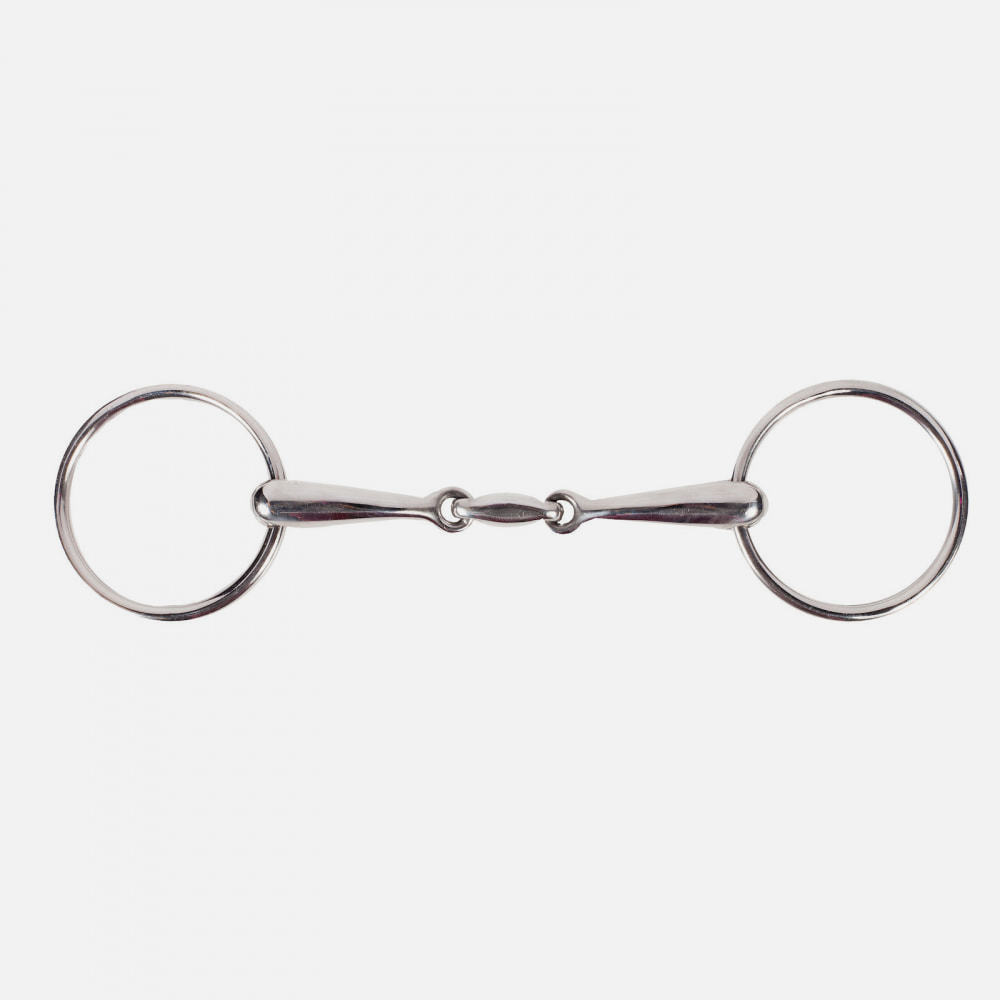 Horze Lozenge Link Loose Ring Snaffle Bit (16mm)
