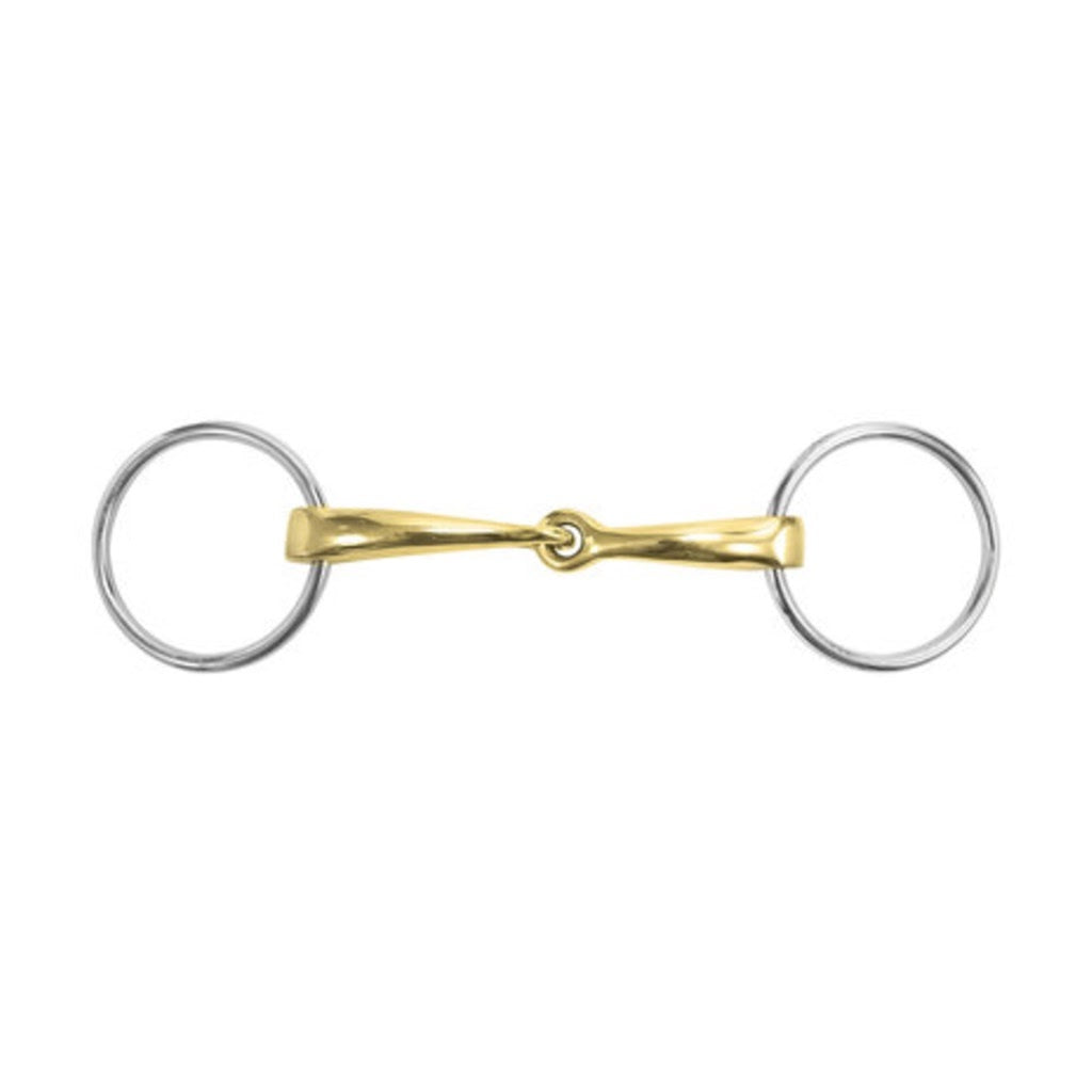 M Toulouse Curved Mouth Loose Ring Snaffle Bit