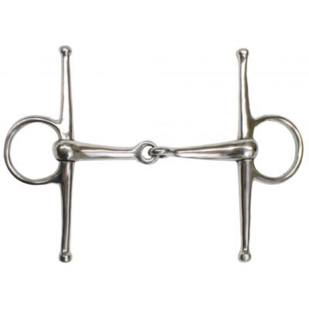Showman® Stainless Steel Full Cheek Snaffle Bit - 5"