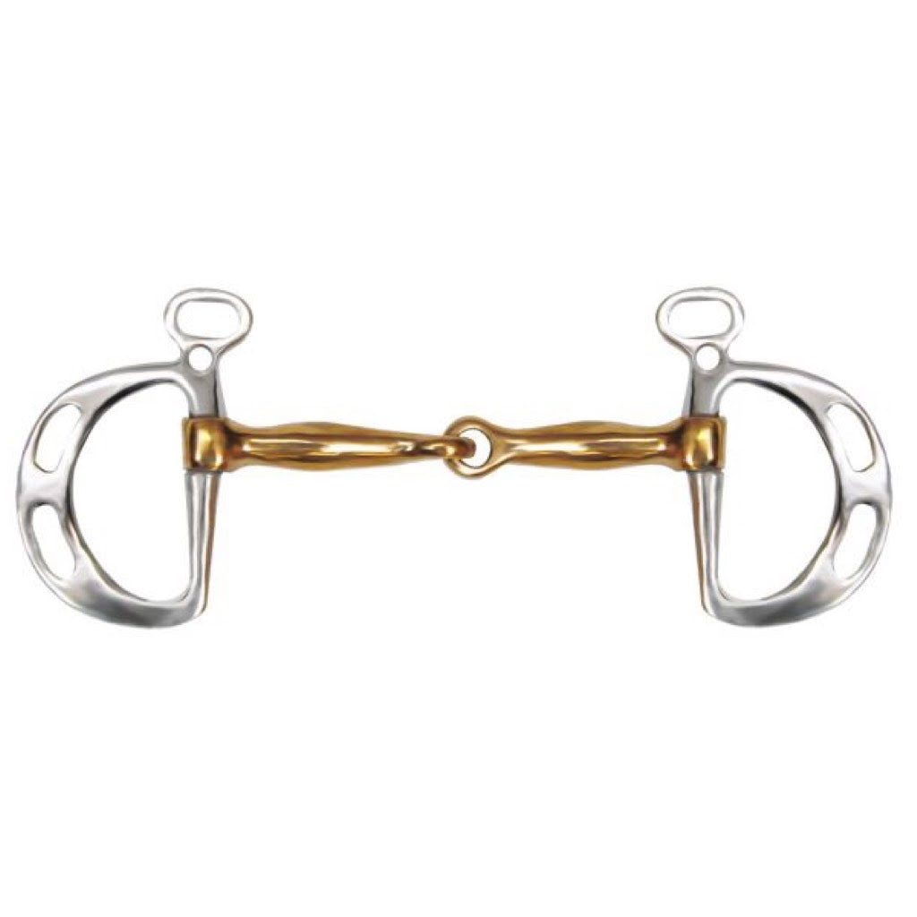 Showman® Stainless Steel Copper Kimberwick Bit - 5"