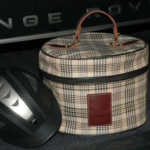 5/A Baker® Riding Hat Carrier - Brown Leather