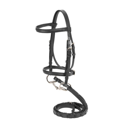 Silver Fox® Raised Snaffle Bridle - Miniature