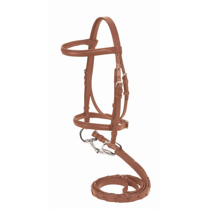 Silver Fox® Raised Snaffle Bridle - Miniature
