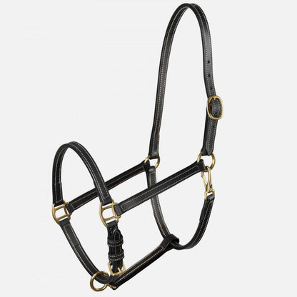 Horze Fremont Leather Halter - Black