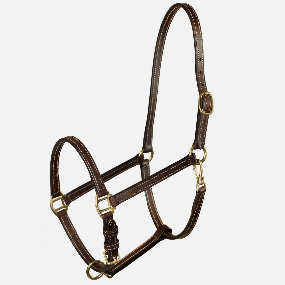 Horze Fremont Leather Halter - Brown