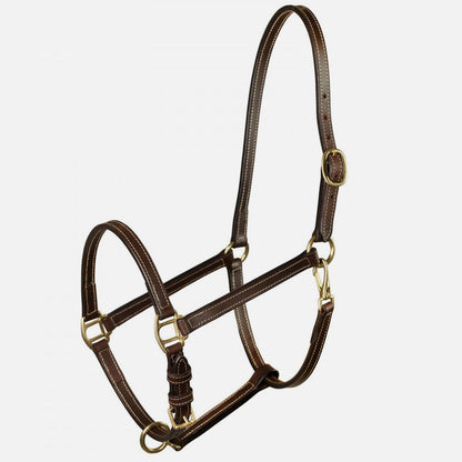 Horze Fremont Leather Halter - Brown